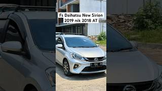 Fs Daihatsu New Sirion 2019 nik 2018 AT Harga Rp139000000 jualmobilbogor jualmobilsecond viral [upl. by Leland463]