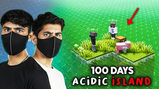 We Civilized This ACIDIC ISLAND in 100 Days [upl. by Yxel]