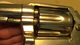 Smith amp Wesson Model 105 Nickel 2 Inch Barrel 38 Special MampP [upl. by Monagan]