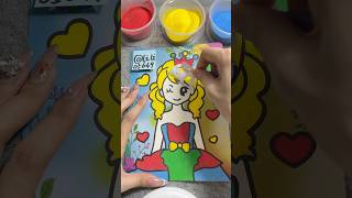 Pretty girl satisfying sandpainting relaxing [upl. by Pawsner]