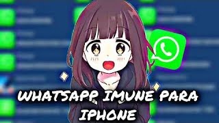 COMO INSTALAR WHATSAPP IMUNE NO IPHONE📱WHATSAPP WATUSI  MÉTODO ATUALIZADO 2021SEM JAILBREAK [upl. by Gaby]