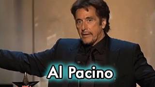 Al Pacino Accepts the AFI Life Achievement Award in 2007 [upl. by Ashmead286]