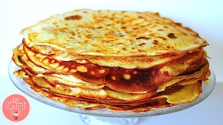 How to Make Blini  Russian Pancakes Recipe  Как сделать Блины [upl. by Farmann]