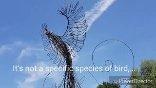 Wire bird sculpture [upl. by Nicholson]