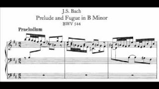 JS Bach  BWV 544  Praeludium hmoll  b minor [upl. by Kilroy]