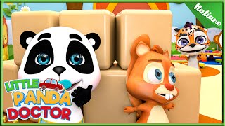 Gioco del Nascondino  Filastrocche per bambini e ragazzi  Little Panda Doctor 81 [upl. by Kipton328]