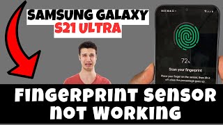 How to Fix Fingerprint Sensor not Working Samsung Galaxy S21 Ultra [upl. by Koch720]