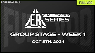 ERCS Season 5ㅣGroup Stage  Week 1ㅣBlock A vs C [upl. by Etteraj]