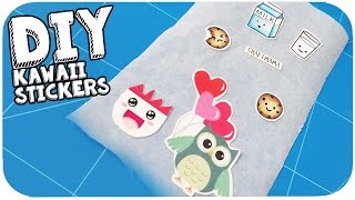 DIY Kawaii Stickers  Back to School Collab met Lalaliesje en Elisedingen [upl. by Gombosi]