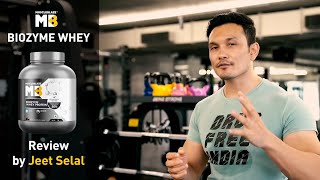 MB Biozyme Whey Protein  Honest Review by Jeet Selal  Indias Best Whey Protein  Best Results [upl. by Kenay375]