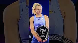 Siniakova amp Townsend Subcampeonas en la wta Finals Riyadh 2024 [upl. by Airym]