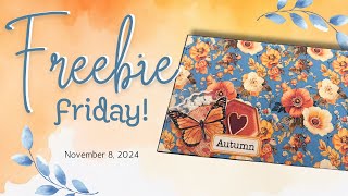 Fall Envelope and Ephemera Friday Freebie [upl. by Meehsar]