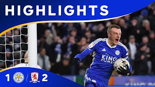 Vardys Goal Not Enough 😟  Leicester City 1 Middlesbrough 2 [upl. by Yortal119]