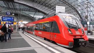 Züge am Hauptbahnhof Berlin SBahn  DBBahn [upl. by Tchao]