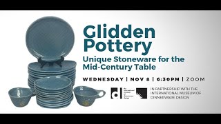 Glidden Pottery Unique Stoneware for the MidCentury Table [upl. by Dammahum]