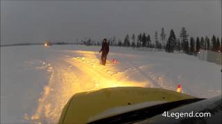 Continental TechnikForum 2015  tests de 2 générations de pneus hiver [upl. by Ahsotal646]