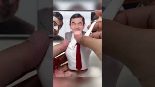 Clay Artisan JAY ：Creating a Funny Clay Portrait of Mr Bean [upl. by Anihta]