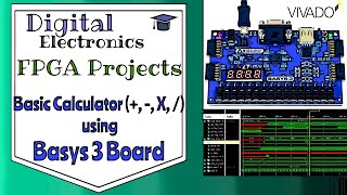 5 Basic Calculator Implemented on Basys 3 Board  Verilog  StepbyStep Instructions [upl. by Annoerb]