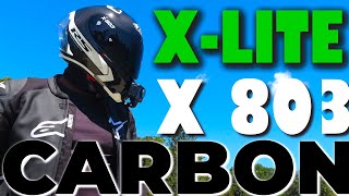 Test My New XLITE X 803 RS Fully Carbon Helmet – How Does This Helmet Compare To the Shoei X14 [upl. by Uolymme]