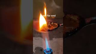 Jelly vs hot spoon spoon viralvideo science fire [upl. by Sinegra]