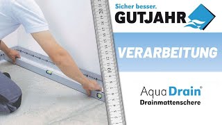 Technik Tipp Drainmatten einfach zuschneiden [upl. by Raffaj]