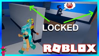 THE BEAST LOCKS US IN A ROOM RobloxFlee The Facility [upl. by Atnohs]