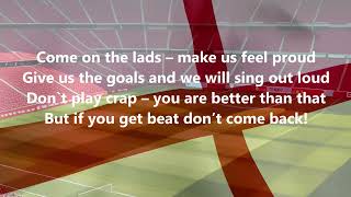 England Footy Song for Euros Last 16 [upl. by Robinia325]