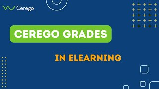 Entering Cerego Grades in eLearning [upl. by Kippie]