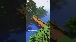 Minecraft bridge building timelapse [upl. by Moreland]