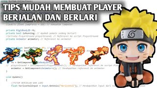 Tips Membuat Naruto Bisa Berjalan Dan Berlari Game Dev [upl. by Ahsal]