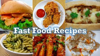 Easy Fast Food Recipes You Can Make At Home [upl. by Floss713]