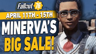 Fallout 76 Minerva Big Sale Location  April 11th  15th [upl. by Krissy]