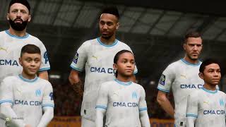 Gameplay FC 24  Montpellier Herault  Olympique de Marseille  Ligue 1  20242025 [upl. by Noemis]