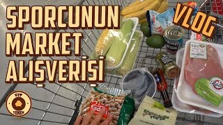 SPORCUNUN MARKET ALIÅVERÄ°ÅÄ° VLOG  FitYemek [upl. by Siravart]