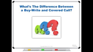 What’s The Difference Between a BuyWrite and Covered Call [upl. by Kee]