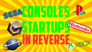 Consoles Startups in reverse [upl. by Llatsyrc]