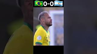 Brazil vs Argentina Copa America Final Highlights football shorts trending messi neymar [upl. by Lefty]