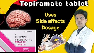 Topiramate 25 mg tablet uses  Topiramate 50 mg tablet  Topaz 25 mg tablet [upl. by Alikat]