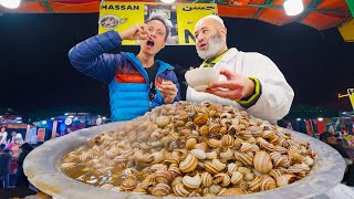 Moroccan Street Food 🇲🇦 Night Market Tour in Marrakesh Morocco Jema El Fnaa Square [upl. by Brigit]