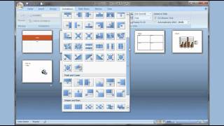 Microsoft PowerPoint 2007 pt 1 Add slide pictures sound video themes animation ampmore [upl. by Charmaine856]