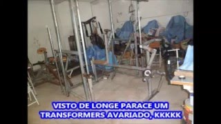 CONSTRUINDO UM APARELHO ESTAÃ‡ÃƒO DE MUSCULAÃ‡ÃƒO PARA PERNAS NA GARAGEM [upl. by Rexanne]