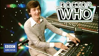 1982 Peter Howell gives the DOCTOR WHO THEME an 80s REMIX  Making of  BBC Archive [upl. by Ahsotal186]