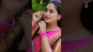 Swathy Nithyanand hdstatus pranavmohanlal love pink saree swathy actress [upl. by Selway736]