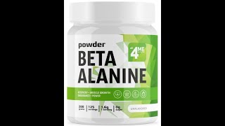 BETA ALANINE [upl. by Nireil]