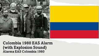 EAS Alarm YouTube  Colombia 1980 EAS Alarm with Explosion Sound [upl. by Belden946]