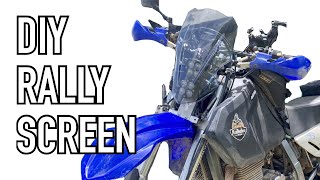 DIY Rally Screen on any bike [upl. by Pulchia855]