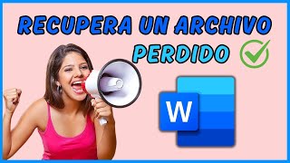 🔥CÓMO RECUPERAR UN ARCHIVO DE WORD SIN GUARDAR facebook reels tiktok word tutorial [upl. by Cnahc570]