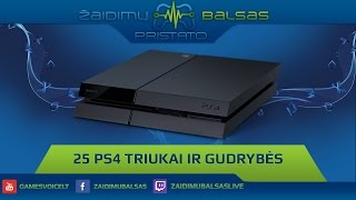 25 Playstation 4 Triukai ir Gudrybės Naujokams ir ne tik [upl. by Biamonte]