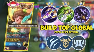 BEST BUILD POPOL AND KUPA BY TOP GLOBAL 2024  BEGINI CARA AGAR POSISI POPOL DENGAN MUDAH NGEHIT 😱⁉️ [upl. by Helmer32]