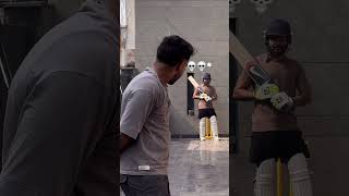 Relax guys we practicing with the sponge ball 😄cricket funny comedy viralreels viral shorts [upl. by Shanks]